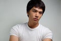 Portrait of Asian Male Model Royalty Free Stock Photo