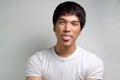 Portrait of Asian Male Model Royalty Free Stock Photo