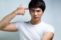 Portrait of Asian Male Model Royalty Free Stock Photo