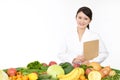 A smiling registered dietitian Royalty Free Stock Photo