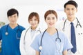 Asian medical team, doctors and nurses. Royalty Free Stock Photo