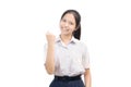 Portrait of an Asian student Royalty Free Stock Photo