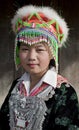 Portrait Asian woman Laos, Hmong