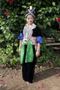 Portrait Asian woman Laos, Hmong Royalty Free Stock Photo