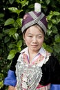 Portrait Asian woman Laos, Hmong Royalty Free Stock Photo