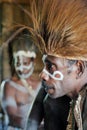 Portrait of the Asmat warrior