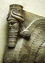 Portrait of an Assyrian Lamassu, Louvre Museum