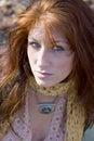 Portrait of an Attractive Redhead Royalty Free Stock Photo