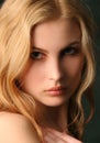 Portrait of an attractive young blond girl Royalty Free Stock Photo