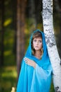 Portrait of attractive young girl in sari Royalty Free Stock Photo