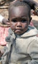 Portrait of a baby closeup of a Hadza tribe Royalty Free Stock Photo