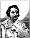 Portrait of Balzac, French Novelist