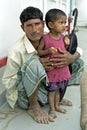 Portrait of Bangladeshi Father and child, Bangladesh