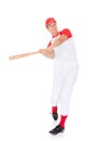 Portrait Of Baseball Player Royalty Free Stock Photo