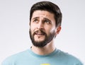 Bearded man portrait Royalty Free Stock Photo