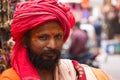 Portrait of an bearded Indian pilgrim