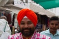 Portrait of an bearded Indian pilgrim