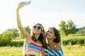 Portrait of beautiful adult mother and her daughter teenage girl Royalty Free Stock Photo