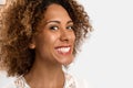 Beautiful African American woman smiling Royalty Free Stock Photo