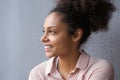 Portrait of a beautiful african american woman smiling Royalty Free Stock Photo