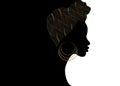 Portrait beautiful Afro woman. Shenbolen Ankara Headwrap Women African Traditional Headtie Scarf Turban. Kente head wraps African