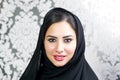 Portrait of a Beautiful Arabian Woman smiling Royalty Free Stock Photo