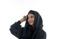 Portrait of a beautiful Arabian Woman wearing Hijab, Royalty Free Stock Photo