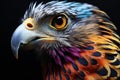 Portrait of a beautiful bird of prey, close-up Royalty Free Stock Photo