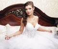 Portrait beautiful bride Royalty Free Stock Photo