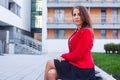 Portrait of a beautiful confident female executive. Royalty Free Stock Photo