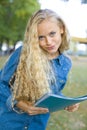 Portrait of a beautiful girl student Royalty Free Stock Photo