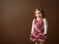 Portrait of a beautiful little girl Royalty Free Stock Photo