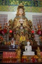 Portrait of the beautiful Mazu goddess statue