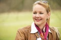 Portrait of a beautiful older woman smiling Royalty Free Stock Photo