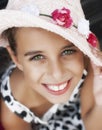 Portrait of beautiful smiling little girl