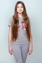 Portrait of a beautiful smiling teenage girl Royalty Free Stock Photo