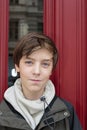 Portrait of a beautiful teenage boy Royalty Free Stock Photo