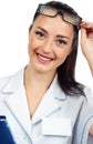 Portrait of a beautiful woman doctor Royalty Free Stock Photo