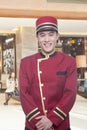 Portrait of Bellhop Royalty Free Stock Photo