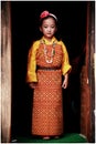 Portrait of bhutanese young girl