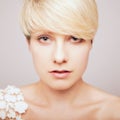 Portrait of blond woman Royalty Free Stock Photo