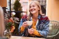 Woman chatting with her senior mother Royalty Free Stock Photo