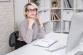 Successful Businesswoman Talking by Phone Royalty Free Stock Photo
