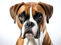 Portrait of the Boxer dog