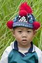 Portrait boy from Asia, Akha