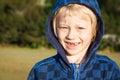 Portrait of boy with missing teeth Royalty Free Stock Photo