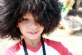 Boy in Russian papakha hat