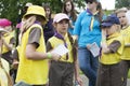 A portrait of a Brownie girl Royalty Free Stock Photo