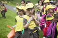 A portrait of a Brownie girl Royalty Free Stock Photo