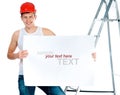 Portrait of a builder Royalty Free Stock Photo